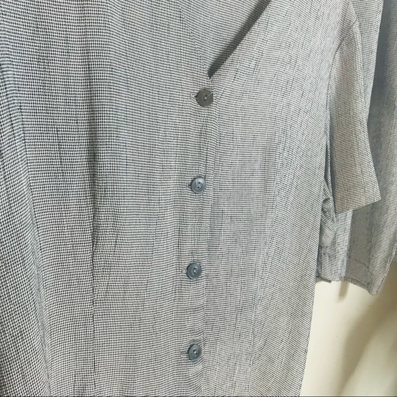 VTG Gingham Crop High Waisted Two Piece Pant Set - Picture 5 of 5